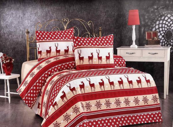 Постільна білизна Belizza фланель 160x220 Natural