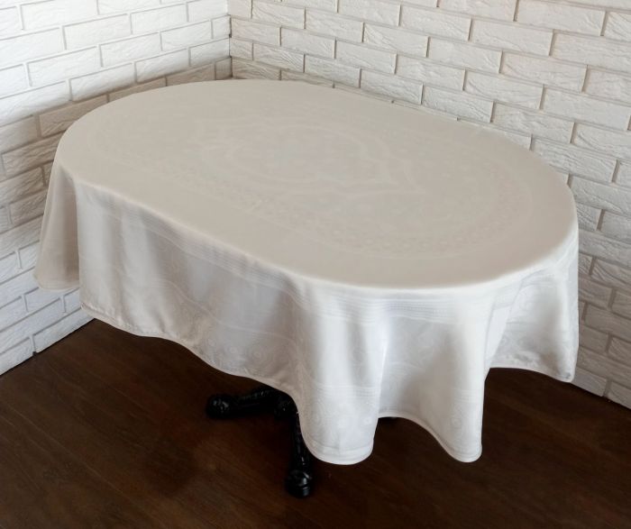 Скатертина Sagol тефлон 160x260 ovale St-052 Bej в коробці *