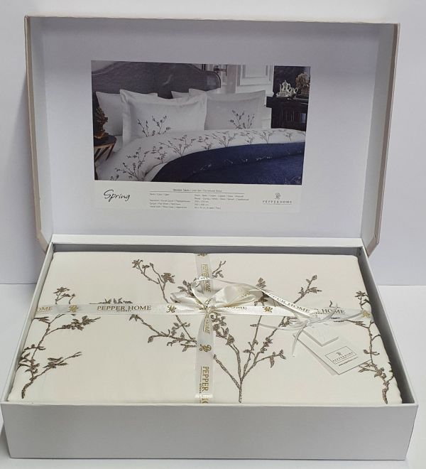 Постільна білизна Pepper Home Spring 200x220 Cream - Copper