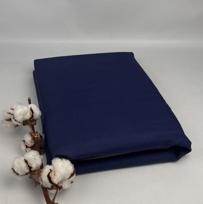 Постільна білизна “LeLIT” Полікотон, Сірим з Синім, Двоспальний, P-0128