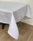 Скатертина Masali тефлон 160x220 Model 505 White - Уцінений товар