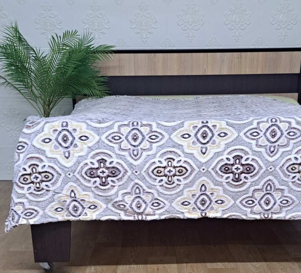 Покривало велюр без упаковки 200х220 Model 8 (724)