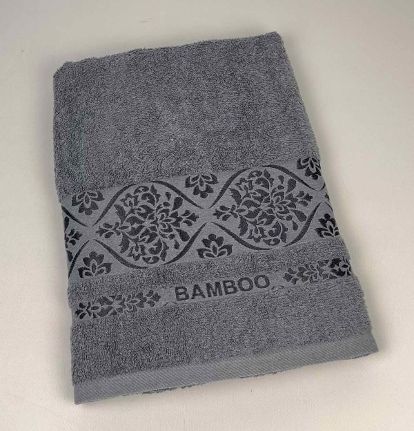 Рушник 70х140 Altinbasak Bamboo Zena Антрацит