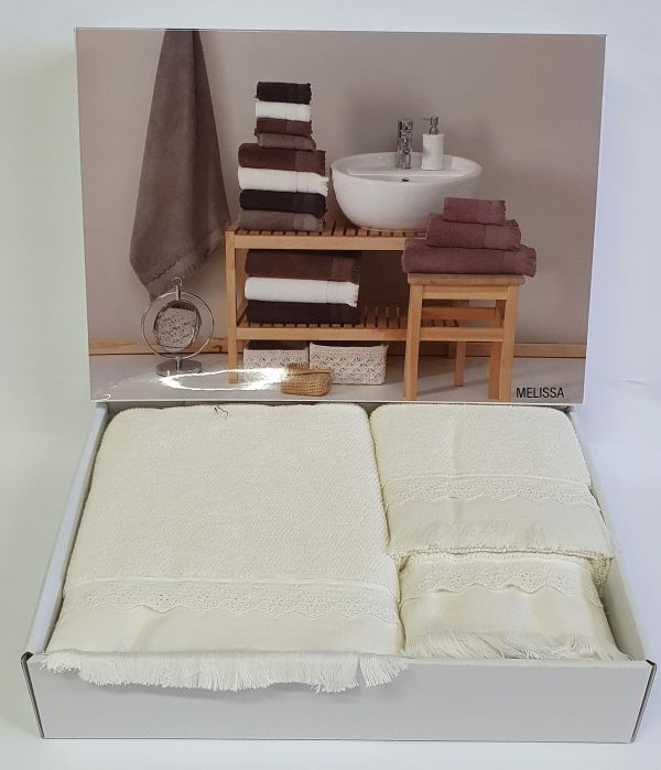 Рушники Maison D'or 3шт Melissa Cream