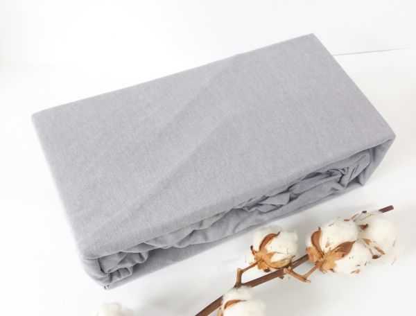 Простирадло на резинці АЕ 160x200 Light Grey