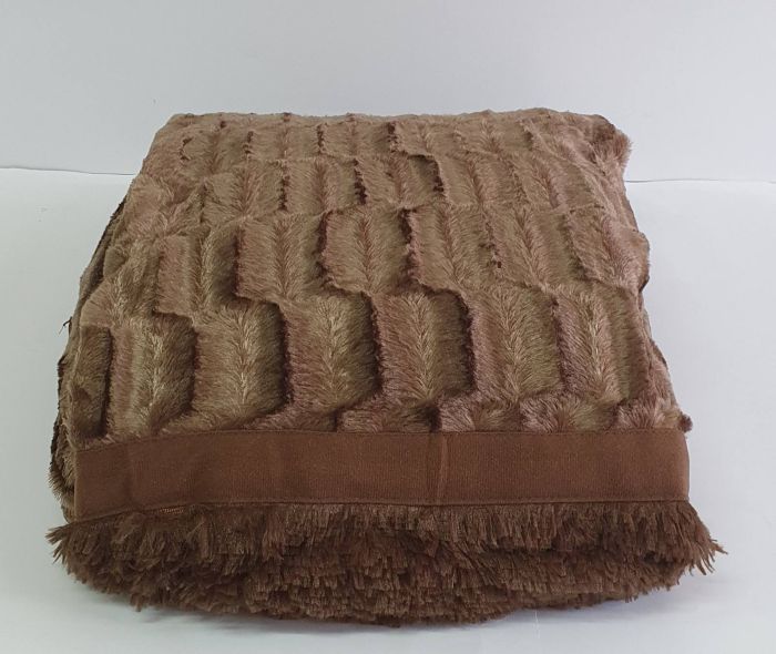 Покривало норка 220х240 Brown (510)