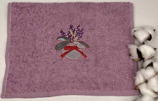 Махровий кухонний рушник Happy cotton 30х50 Lavander bag