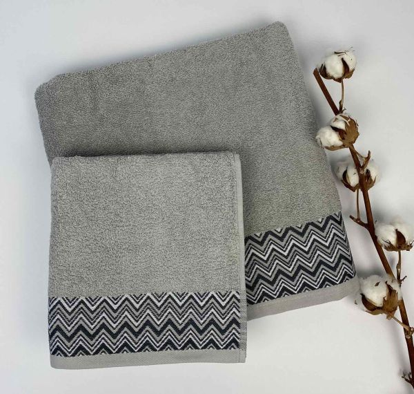 Набір рушників Cottonize 2 шт cod106 Grey