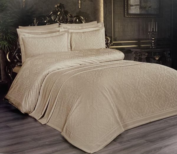 Набір Покривало + постіль Maison D'or Pinella 260x260 Stone