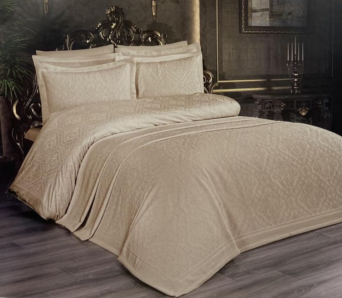Набір Покривало + постіль Maison D'or Pinella 260x260 Stone
