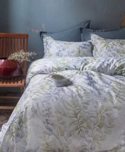 Постільна білизна Issimo Home сатин 200х220 OCCALE GREEN
