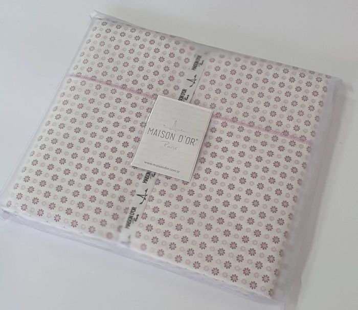 Простирадло+наволочки 180x200+50х70 ранфорс Deluxe Maison D'or Daisi Lilac