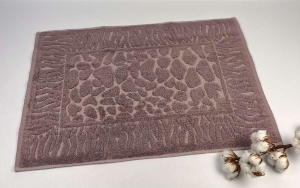 Рушник-килимок для ніг Philippus Lux Cotton 50x70 Zebra Фіолетовий(Е538)
