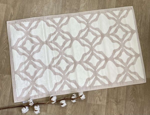 Килимок Maison D'or Barnella 70x120 cм Karo-Krem/Vizon