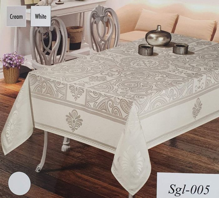 Скатертина Sagol в коробці 160x350 St-005 Cream