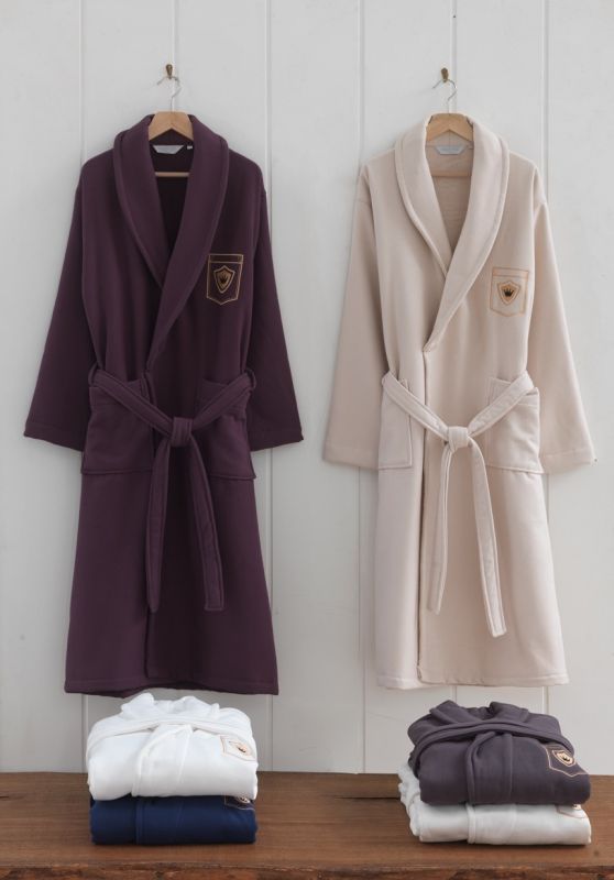 Халат чоловічий Maison D'or Morelli Ecru XL