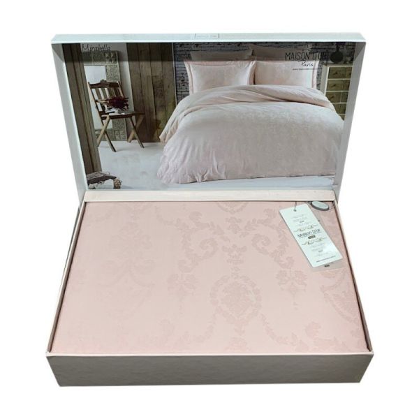 Постільна білизна Maison D'or сатин жаккард 160х220 Mirabella Rose