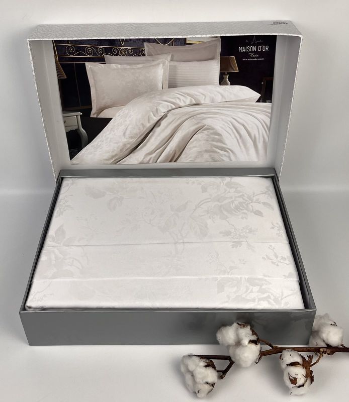 Постільна білизна Maison D'or Ruby бамбук 200х220 White