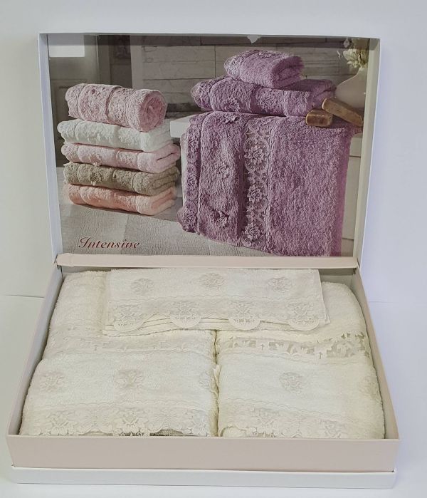 Рушники Maison D'or 3шт Intensive Bamboo Ecru