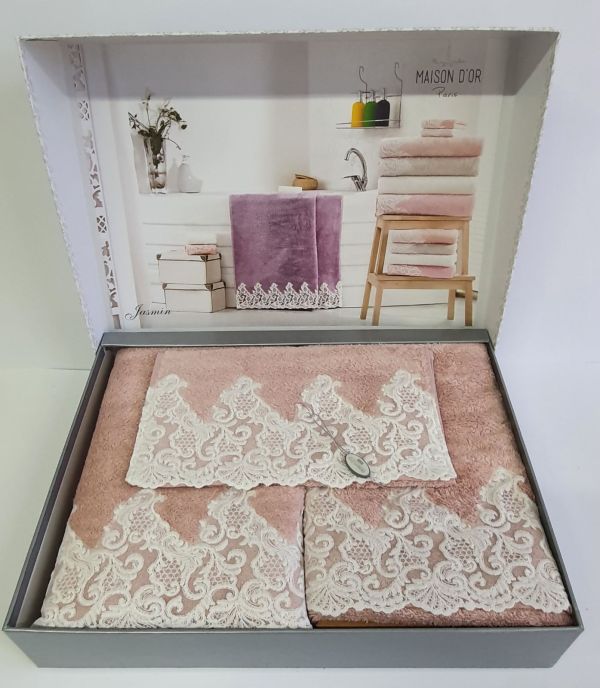 Рушники Maison D'or 3шт Jasmin Rose