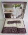 Рушники Maison D'or 3шт Queen Ecru Dark Lilac