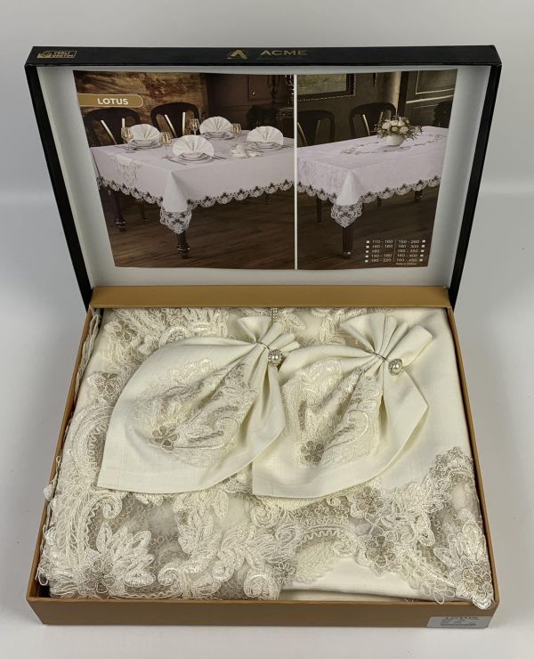 Скатертина Set Acme 160x220 Lotus Cream