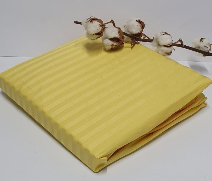 Простирадло на резинці AE Cotton 160x200 + наволочки Yellow