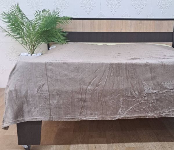 Покривало велюр без упаковки 150х200  Mokko (1183)