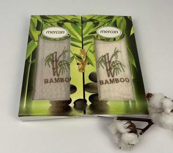 Набір кухонних рушників Mercan 2шт Bamboo-1