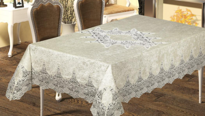 Скатертина Велюр Maison Royale 160x350 Inci Cream