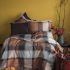 Постільна білизна Issimo Home digital сатин 200х220 DUNLOE CINNAMON