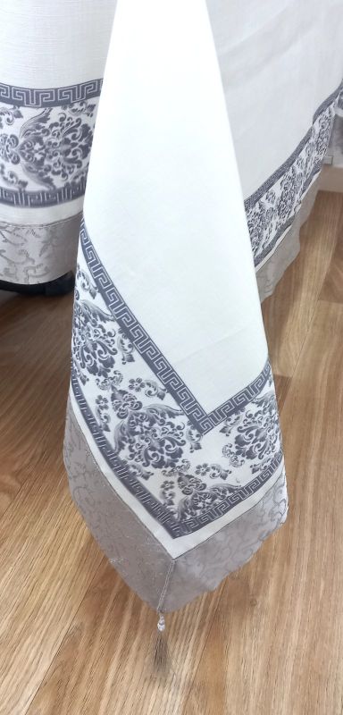 Скатертина Maison Royale льон 160x220 Jumbo Cream-Grey