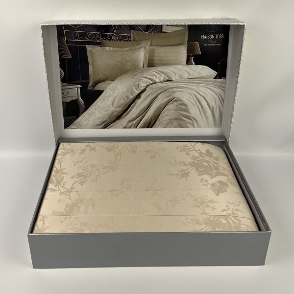 Постільна білизна Maison D'or Ruby Gupped бамбук 200х220 Beige