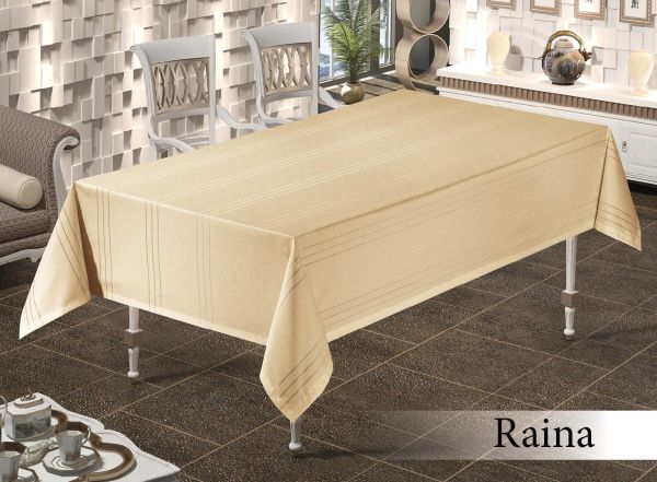 Скатертина в PVC Maison Royale 160x220 Raina Cappucino