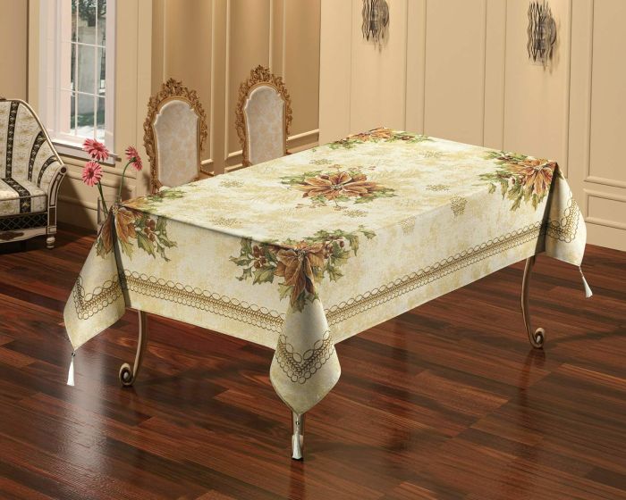 Скатертина Sagol новорічна 160х350 ST-161 Sari