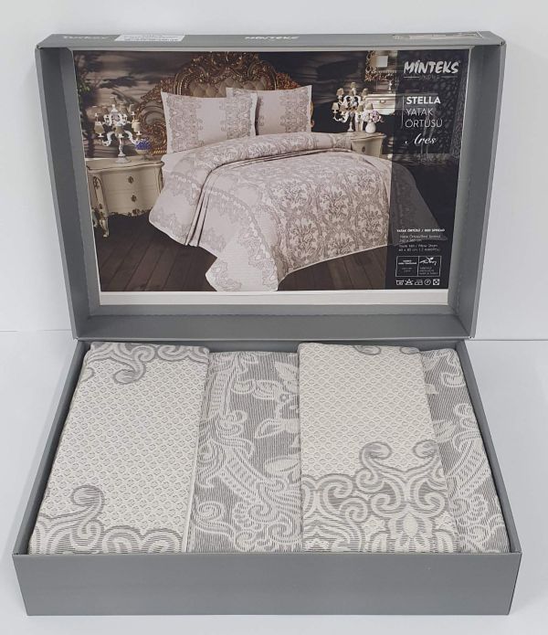 Покривало Minteks Ares Kahve-Bej 240x260