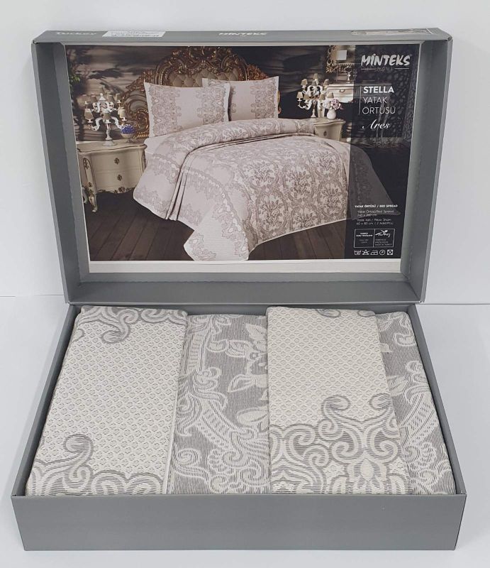 Покривало Minteks Ares Kahve-Bej 240x260