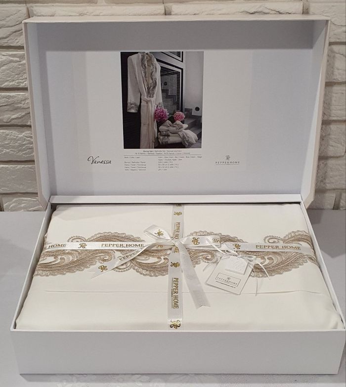 Постільна білизна Pepper Home Vanessa 200x220 Cream-Beige
