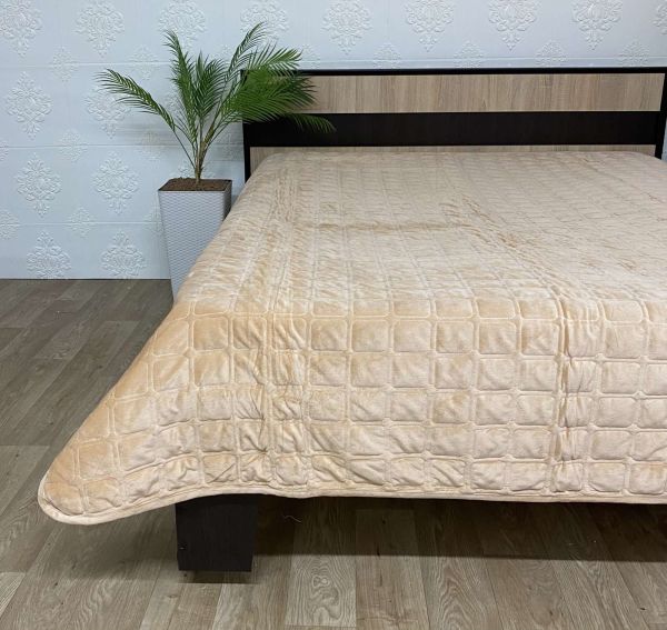 Покривало велюрове Model-15 (1248) 220х240 Peach