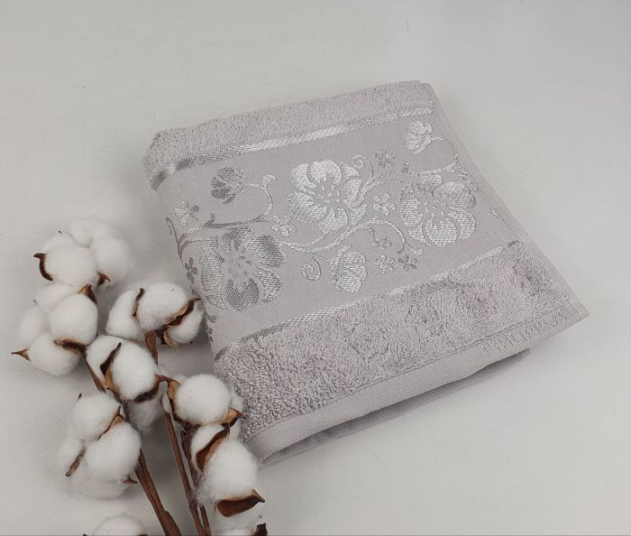Рушник Philippus Platinum Cotton 50x90 Elina Світло-сірий (А295)