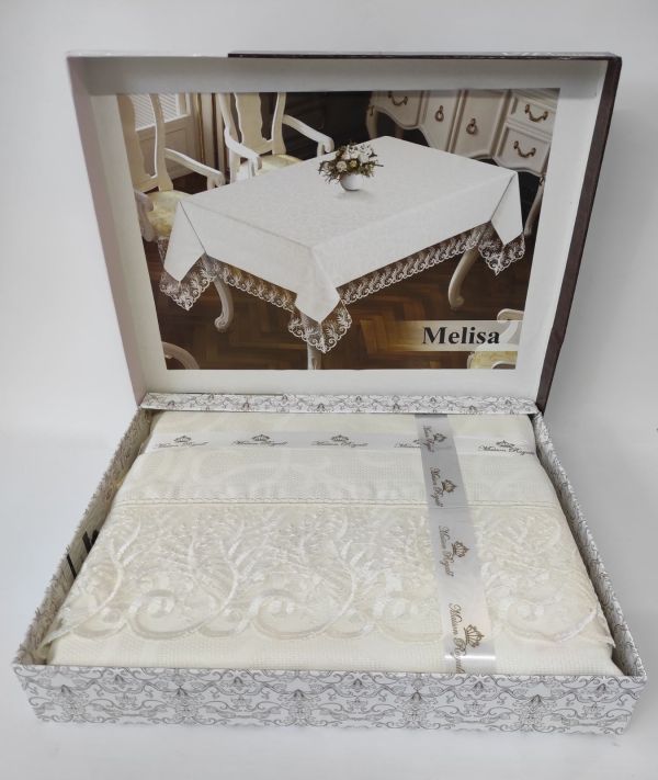Скатертина Maison Royale 160x400 Melisa Cream