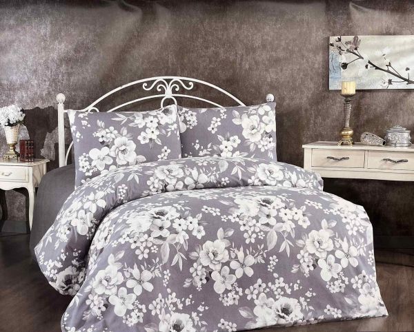 Постільна білизна Belizza фланель 160x220 Daffodil grey