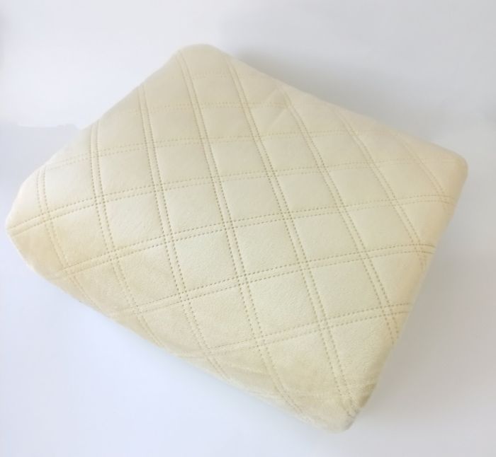 Покривало  ТЕП "ВЕЛЮР" 240*260см Beige Ромб прямий