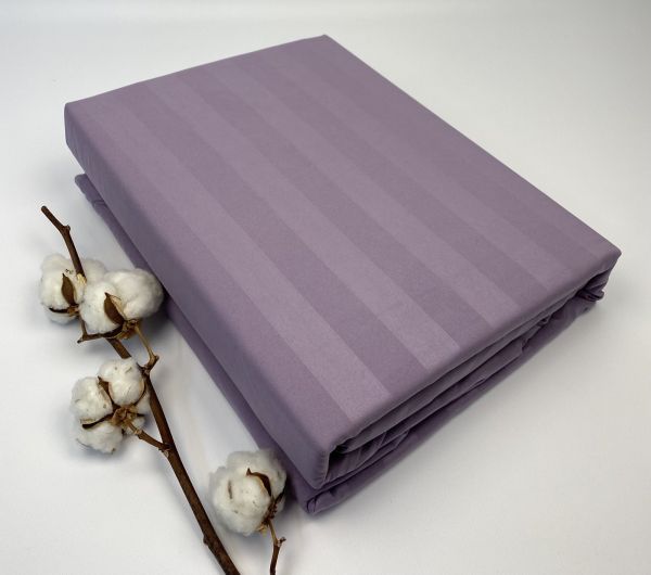 Постільна білизна ITALY страйп-сатин 200x230 см Purple