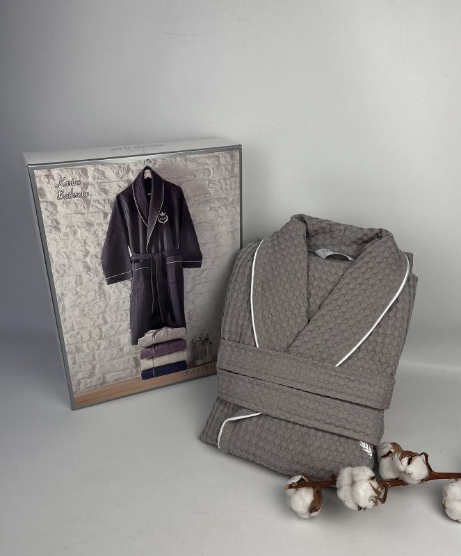 Халат чоловічий Maison D'or Karius Grey M
