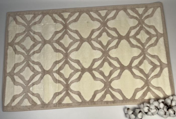 Килимок Maison D'or Barnella 60x100cм Karo-Vizon/Krem