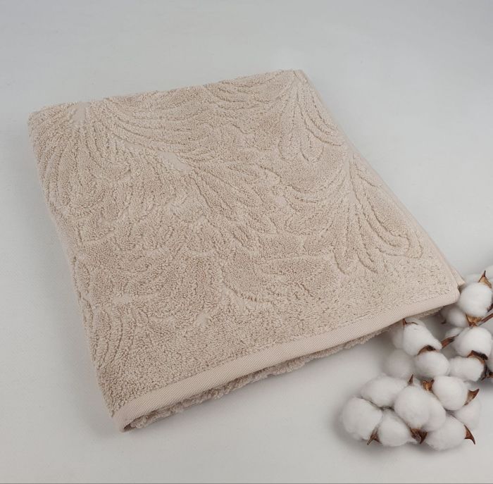 Рушник Philippus Moss Cotton 70x140 Mande Капучино (A519)