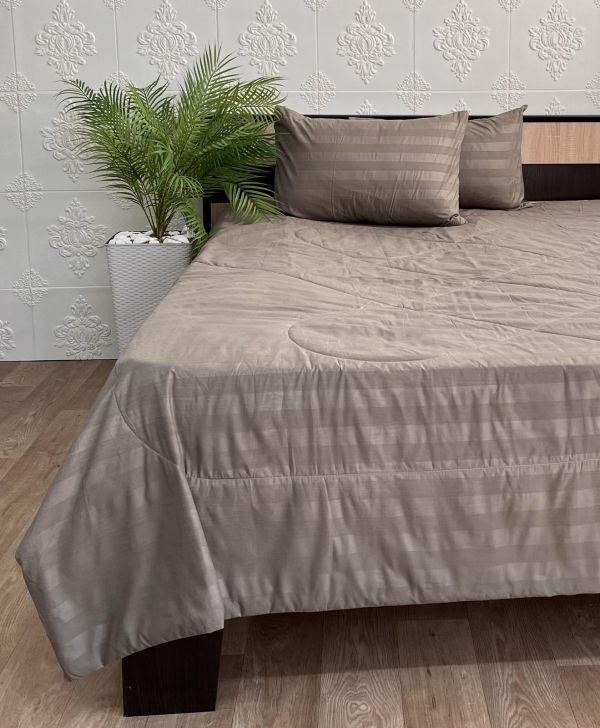 Набір постільної білизни з літньою ковдрою Colorful Home 150х210 см  Haki