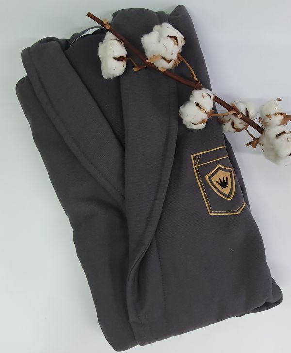 Халат чоловічий Maison D'or Morelli Grey M(уцінений товар)