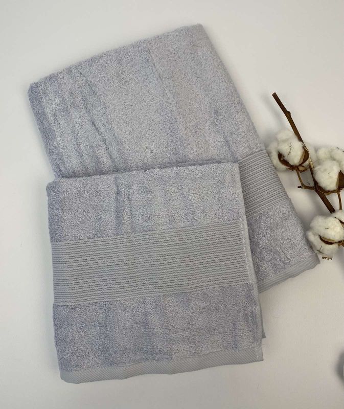 Набір рушників 2 шт Berta Light Grey